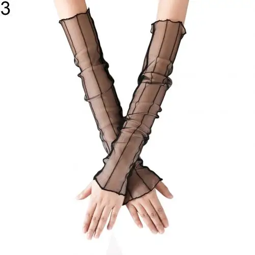 3 Звезда точка снежинка для женщин Лето Велоспорт для вождения, от солнца дышащие рукава руки для дам одежда аксессуары - Цвет: 3