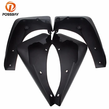 

POSSBAY High Quality TPE+PP 4pcs Car Mudguards Front Rear Splash Mud Guard Fender for BMW 3/5 Series X1 X4 X5 118i 120i