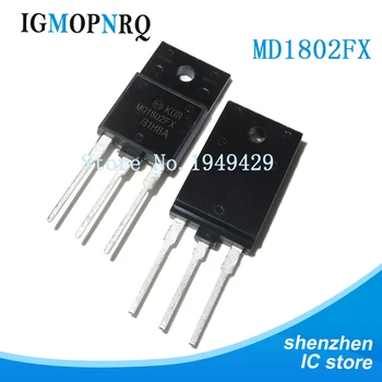 

10pcs/lot MD1802DFX MD1802FX TO-3PF High power power tube NPN Transistor 1500V 10A