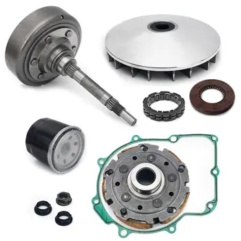 

BIKINGBOY Clutch Housing / Primary Sheave / Shoe / Gasket / Bearing / Oil Seal & Filter For Yamaha Grizzly 660 02-08 Rhino 660