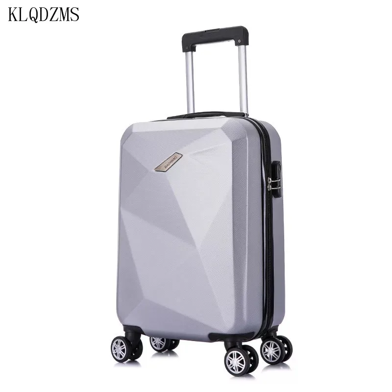 KLQDZMS 2" 24 дюймов Модные ABS сумки на колёсиках Spinner Для Женщин Чемодан на колесиках Дорожная сумка на колесиках