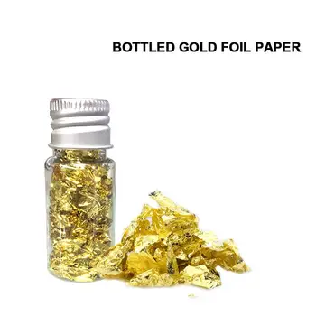 

10ml Bottled Multi-function Gold Foil Paper For Cooking Cake And Chocolate Decoration