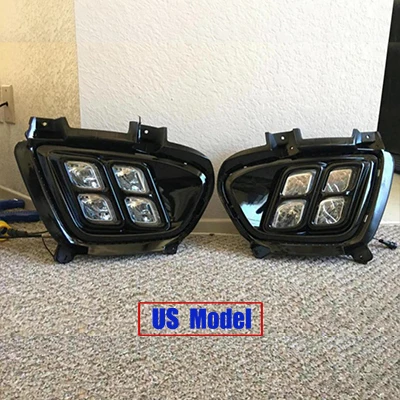 1 Pair DRL Daytime Running Light Fog Lamp Cover For Kia Sorento - Color: US Model