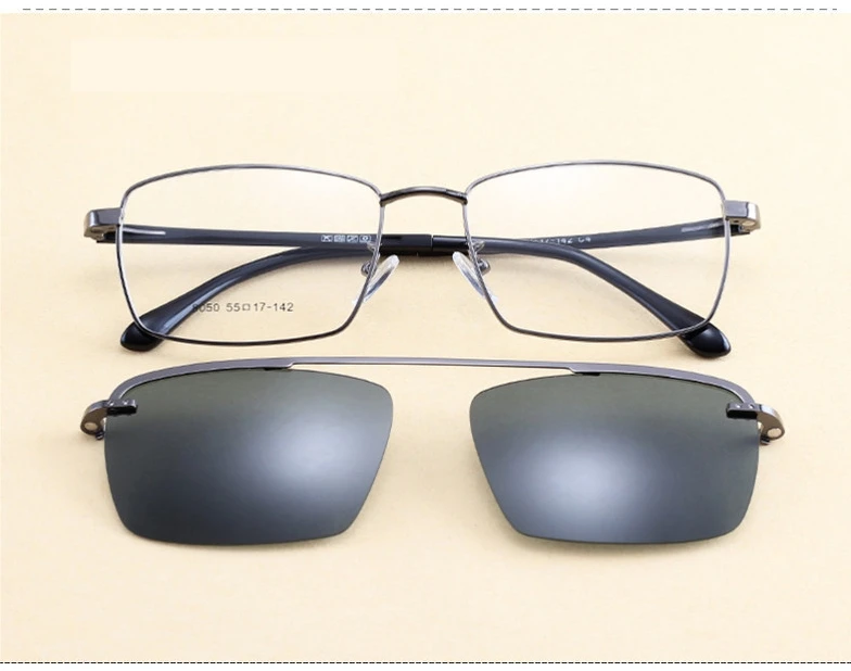 47188 поляризованные магнитное притяжение клипсы солнцезащитные очки мужские и женские модные UV400 очки