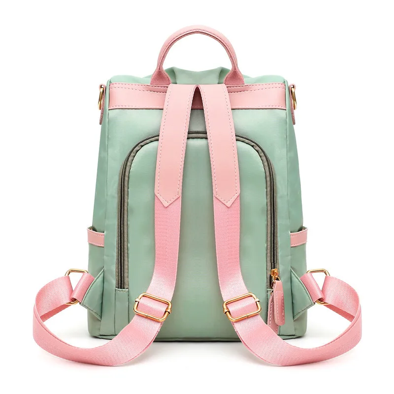Fashion Backpack Women Candy Color Shoulder Bag Oxford Cloth School Bag For Teenage Girl Children Backpacks Travel Knapsack Bag