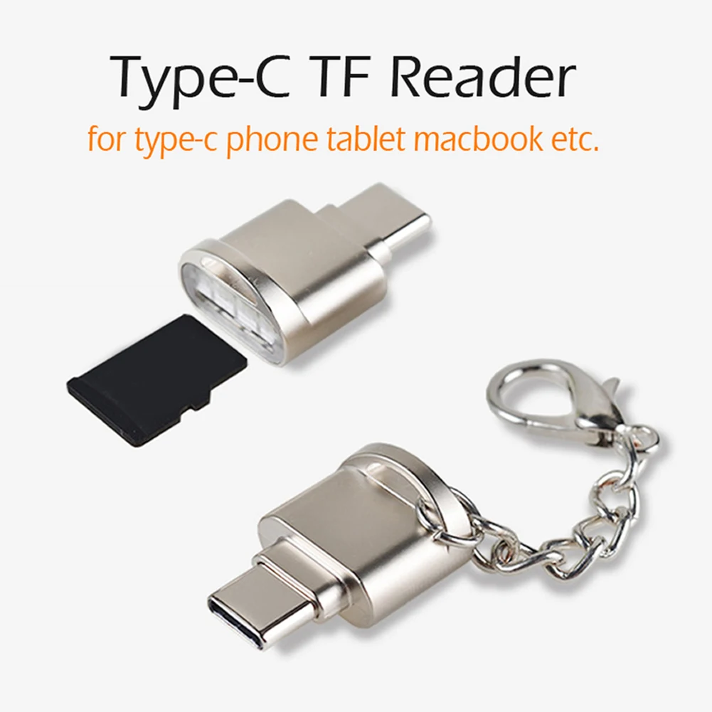 Высокоскоростной Micro-USB/type-C считыватель карт памяти TF Micro-SD OTG адаптер для телефона Прямая поставка