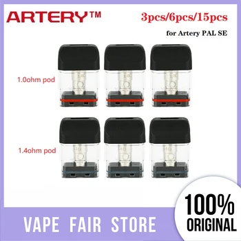 

3pcs/pack Original Artery PAL SE Pod Cartridge 2ml Capacity with1.0ohm / 1.4ohm Coils for Artery PAL SE kit E-cig Vape Cartridge