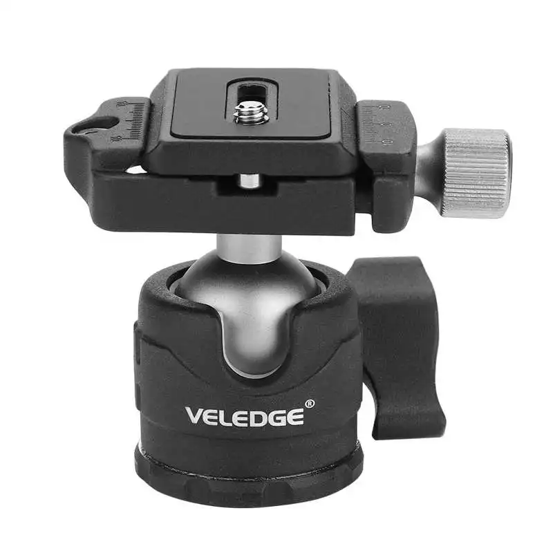 VELEDGE 360 градусов Поворотная камера шаровая Головка для штатива-трипода из с 1/4