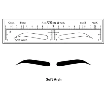 

Microblading Eyebrow Makeup Stencils Stickers Permanent Makeup Supplies Disposable Eyebrow Mold Drawing Guide 10 pieces