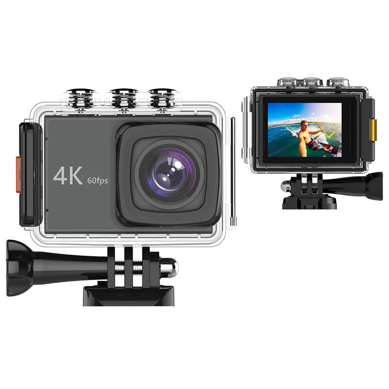 Экшн камера K90 4K/60Fps 20 МП Ultra HD 4K спортивная водонепроницаемая экшн с Wi Fi и