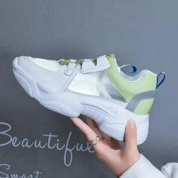 

Autumn New women sneakers Fashion running shoes sneakers joker Non-Slip Casual Mesh Confortable bottom for Women shoes
