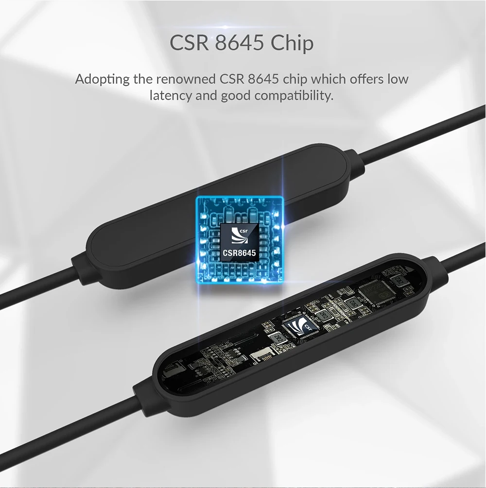 HIDIZS BT01 APT-X HiFi аудио 4,1 Bluetooth приемник портативный Премиум Bluetooth кабель с 2pin/0,78 мм сделано для MS4 MS1