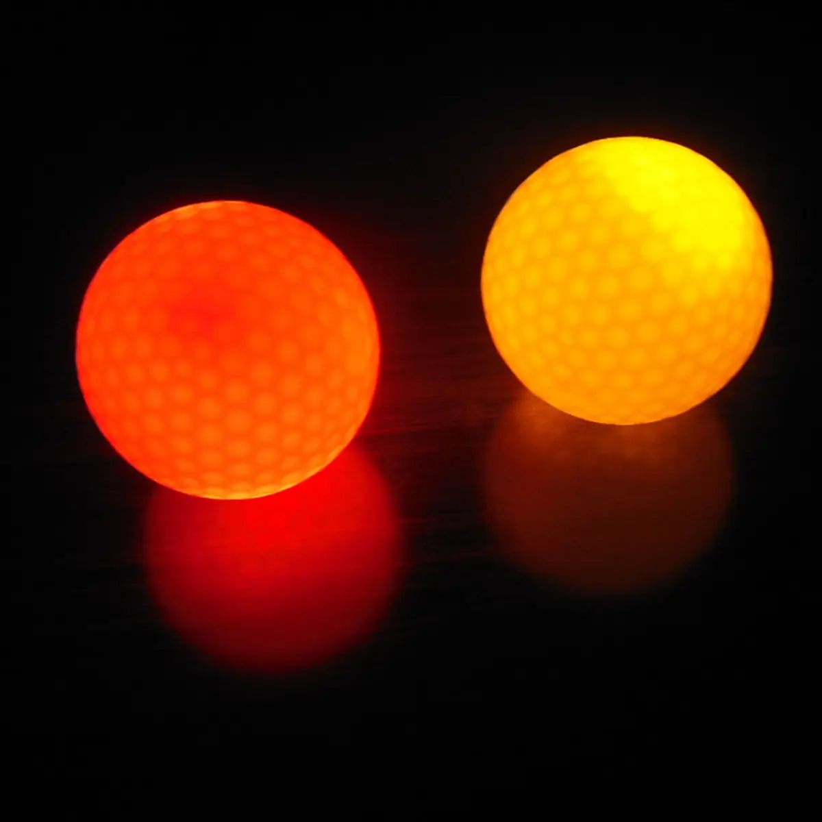 1 шт. цветной мигающий светящийся электронный мяч для гольфа для ночного гольфа оптом