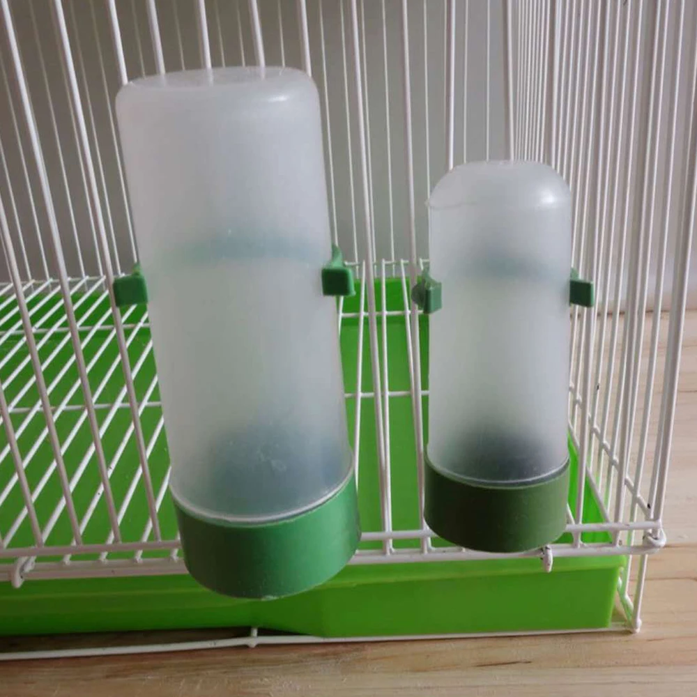 Bird Feeder Parrot Feeder Bird Water Drinker Pet Water Feeder Bird Supplies 1pcs Bird Water Drinker Feeder Automatic Drinking Fountain Pet Parrot Cage Bottle Drinking Cup Bowls Dispenser