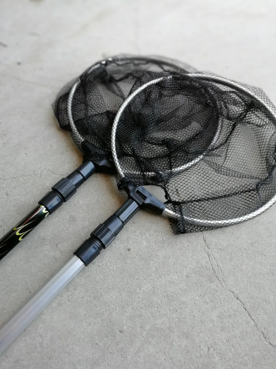 

Small Dip Net Two Extendable Fish Catching wang hu Leather Dip Net Flower Dip Net Fishnet 25 Aluminium Alloy Dip Net
