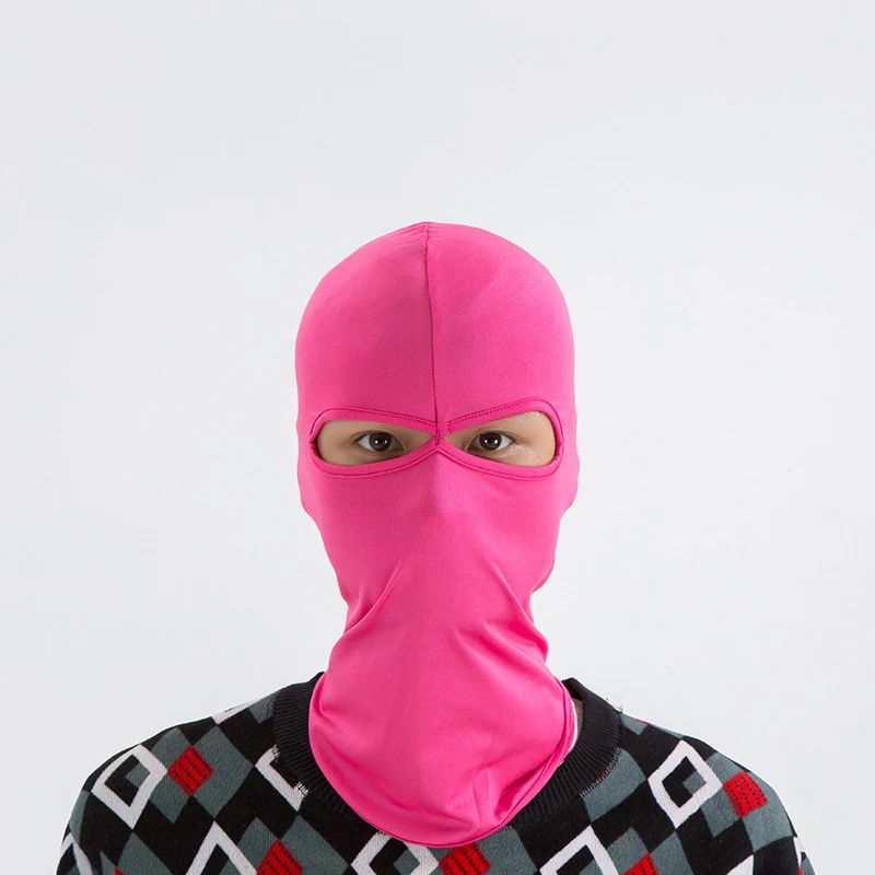 Мотоциклетная маска для лица Флисовая Балаклава Зимняя Маска для защиты Bachelor тактическая маска Bivakmuts Лыжная маска байкера маска - Цвет: Розовый