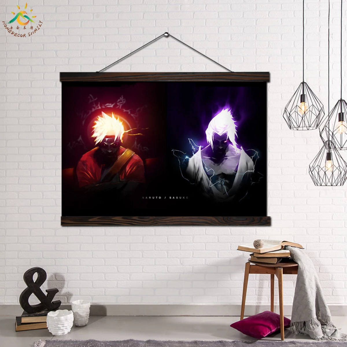 

Poster Anime Naruto Abstract Poster Painting Wall Art Canvas Framed Painting Posters and Prints Decoration Home for Living Room