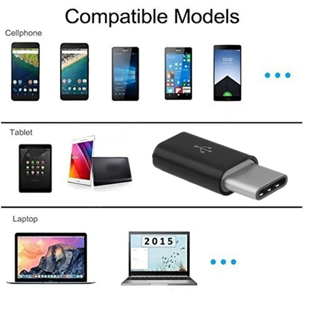 Универсальный USB 3,1 type-C разъем для Micro USB конвертер «Папа-мама» Мини Портативный USB-C адаптер данных type C устройство Android