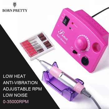 

Professional Electric Nail Drill Manicuring Machine Set 30000/35000RPM Mill Cutter Machine Pedicure Nail File Nail Art Tools Kit