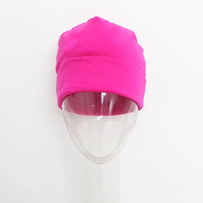 Rose Осень-зима, унисекс, мериносовая шерсть, манжета, шапка бини, мужская, Женская шерстяная шапка, Спортивная, для бега, для улицы, тёплая шапка OSFA - Цвет: Rose