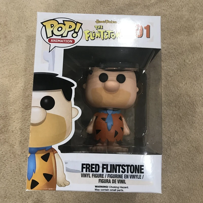 Эксклюзивная виниловая экшн-фигурка Funko pop Official Fred Flintstone Коллекционная модель