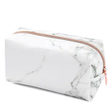 

Marble Multi-function Purse Box Travel Makeup Cosmetic Bag Fashion Beauty Zipper Color Case PU Toiletry 4 Bag Cosmetic Penc J5V7