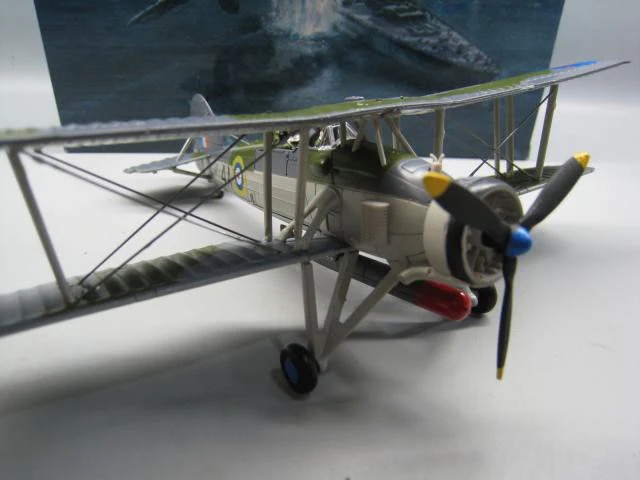 1/72 Второй мировой войны Англия ВВС истребитель биплан Классическая британская армия торпеда атака меч рыба самолет модель самолета