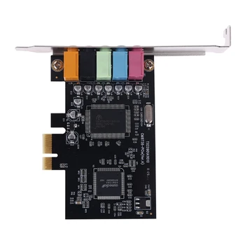 

PCI-E Sound Card 5.1 Channels CMI8738 Chipset Audios Digital Desktop PCI Express 67JA