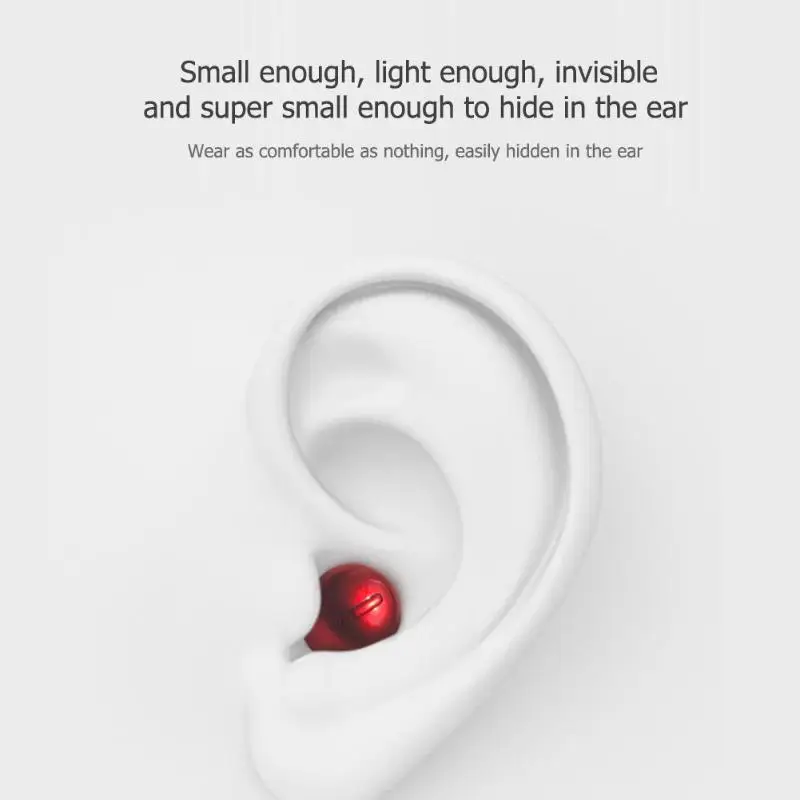 Ultra Small Mini Bluetooth Wireless Earphone Invisible Hidden Micro New Cute Hign Quality Portable Headset Waterproof