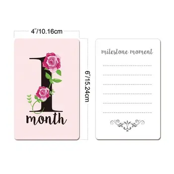 

12 Sheet Baby Milestone Photo Cards Landmark Moment Photo Cards Key Age Markers