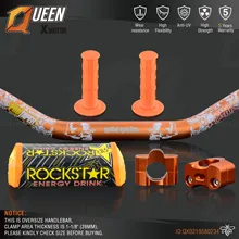 Руль для Pro Taper Pack Bar 1-1/" 6 дней Fatbar Колодки Ручки Pit Pro Racing Dirt Pit Bike мотоцикл с адаптер cnc