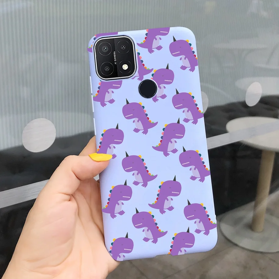 cases for oppo cell phone Couple Love Heart Case For OPPO A15 A15s A 15 Phone Case Cute Cartoon Painted Matte Bumper Soft Cover For OPPOA15s CPH2179 Funda best case for oppo