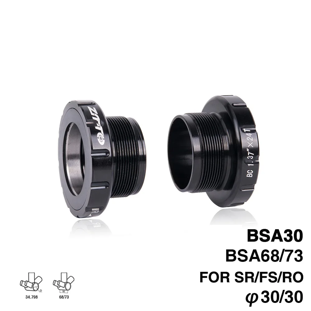 

MTB Road Bike Bottom Brackets BSA30 BB68 BSA 68 73 External Bearing for SRAM FSA BB Rotor Raceface SLK BB386 30mm Crankset