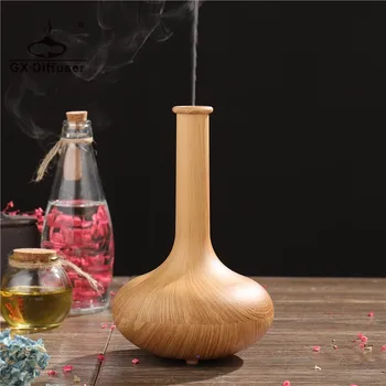

GX.Diffuser Air Humidifier Electric Aroma Diffuser Wood Ultrasonic Essential Oil Diffuser Aromatherapy Cool Mist Maker For Home