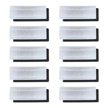 

10PCS Dust Hepa Filter + 10PCS Foam Filter For Ecovacs Deebot N79S N79 Eufy RoboVac 11 Robot Vacuum Cleaner Replacement Parts