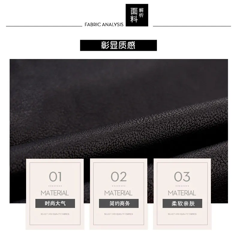 New Warm Winter Men's Leather Jacket Men Leisure Coat Outerwear Parka Leather Jackets19-8