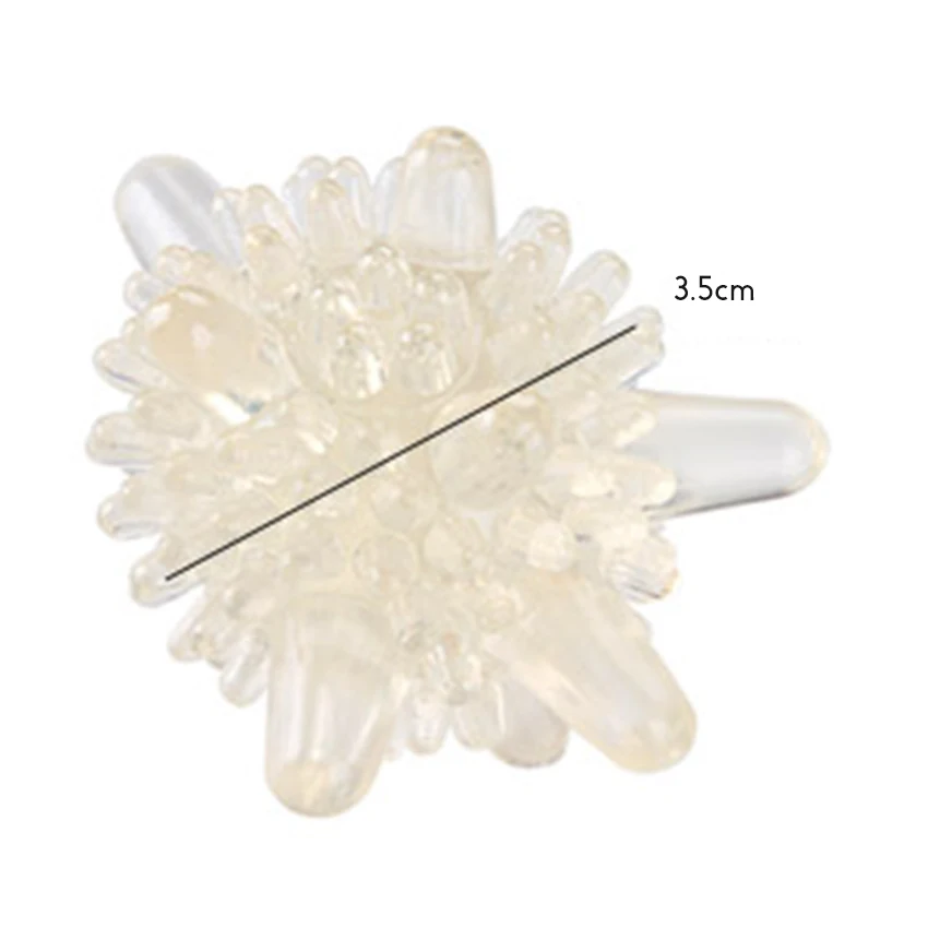 10PCS/ Lot Transparent PVC Laundry Balls for Washing Machine Decontamination Balls Strong Friction Prevent Tangling& Knotting