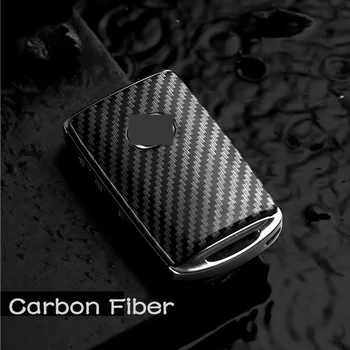 

Car Zine-alloy Key Case Protection Key Cover Shell Keychain Ring Car Protective Accessories For Mazda CX30 CX-30 2020 2021