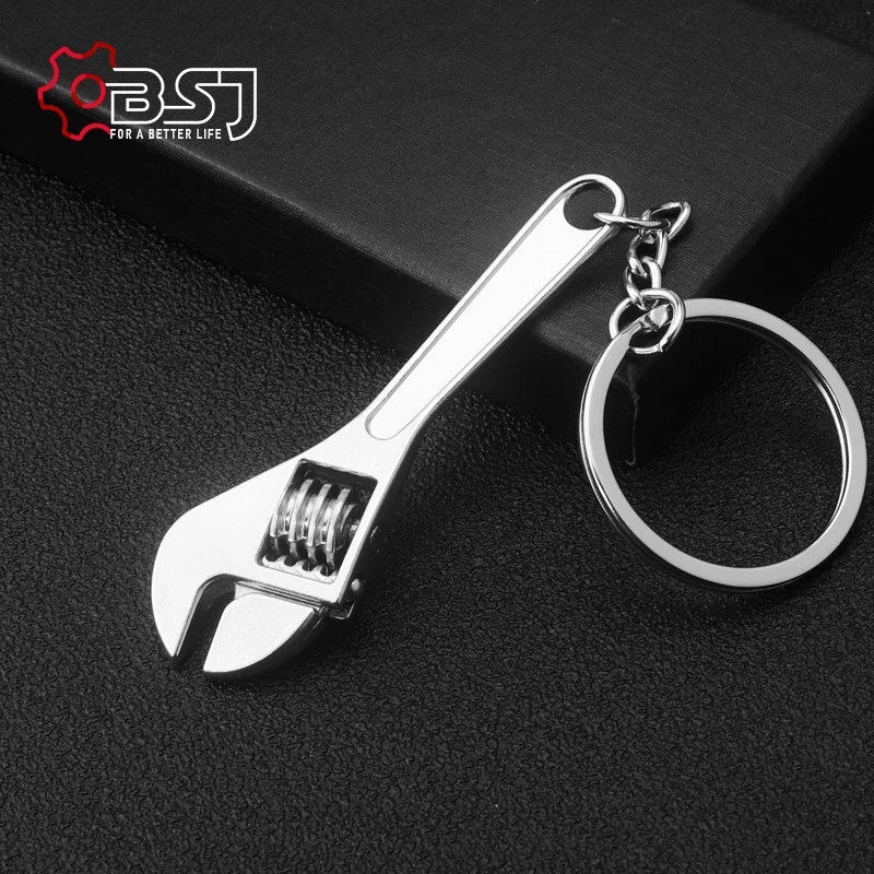 Hot Mini Wrench Keychain Metal Adjustable Tool Spanner Car Key Chain Ring  Fashion Novelty Keyfob Stainless Steel - Wrench - AliExpress