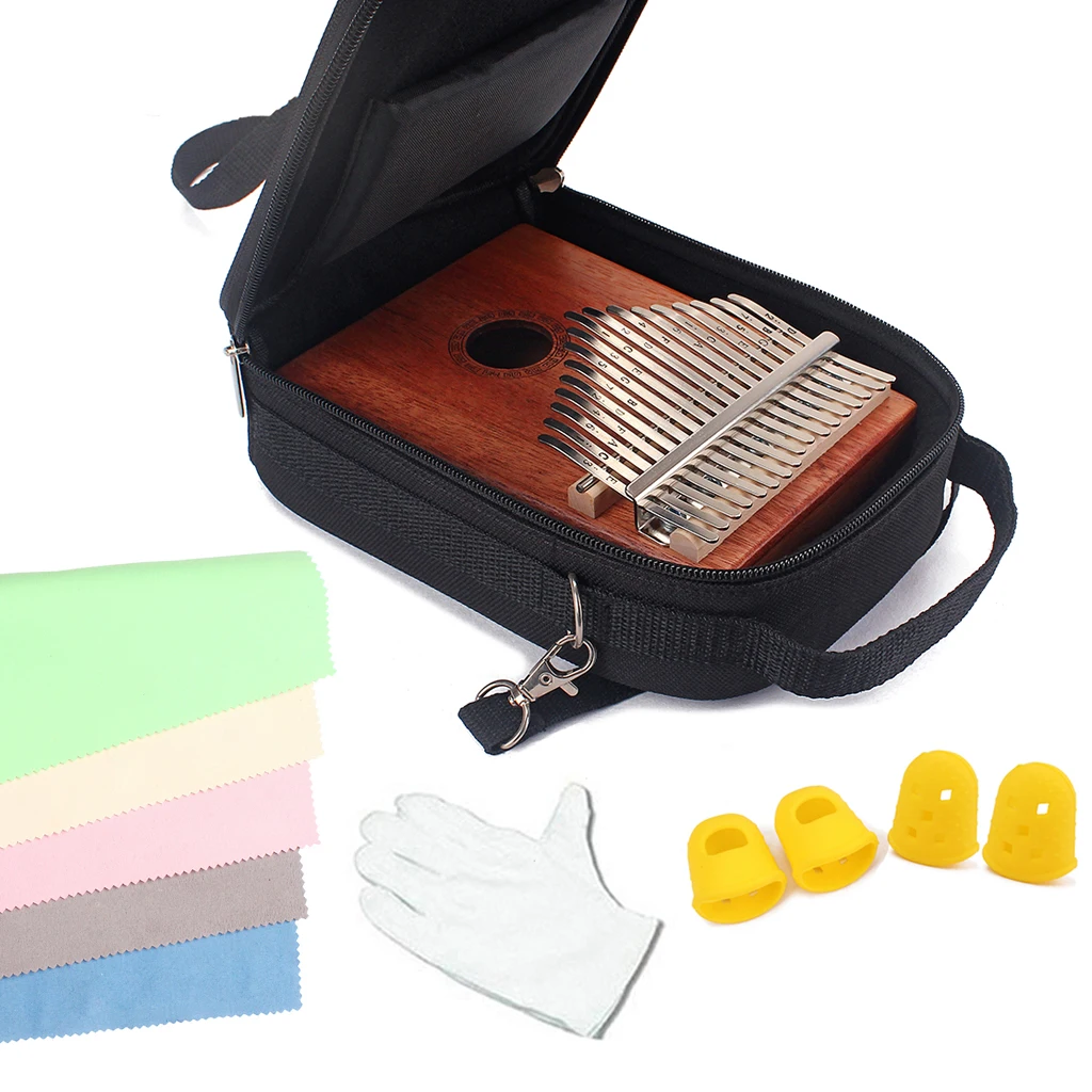 

Canvas Thumb Piano Case, Shockproof 17 Key Kalimba Case, Thumb Piano Bag