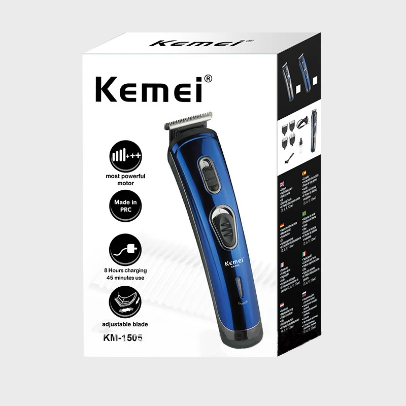 Kemei KM-1505 Modo Professional машинка для стрижки волос Elettrico Clipper Capelli Ricaricabile машинка для стрижки волос