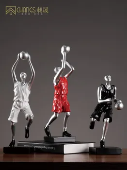 

Creative abstract basketball player furnishing furniture living room soft decoration figure sculpture decoration decoration