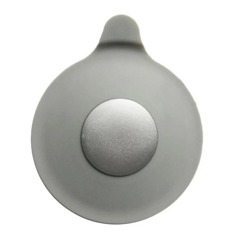 Silver Ванная комната ситечко для раковины силиконовая раковина Plug КРУГЛЫЙ Слив для пола кухонные отходы штекер Ванная комната для сливного отверстия для волос фильтр; Прямая поставка - Цвет: Silver