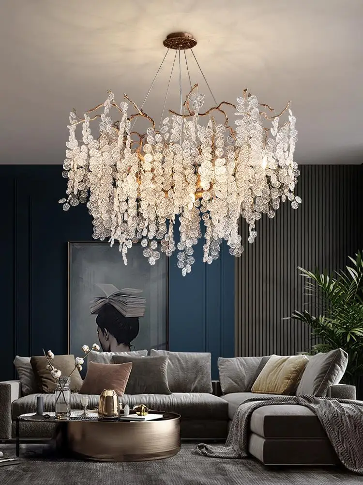 

Luxury Crystal Chandelier Lighting Modern Living Room Bedroom Hotel Hall Indoor Deaign Home G9 LED Chandeliers Fixtures