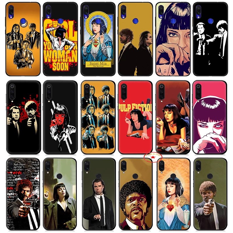 Pulp Fiction Soft Case for Xiaomi Mi A1 A2 A3 8 9 Se Lite 9T Pro Max 3 Mia1 Mia2 MiA3 Pocophone F1 |