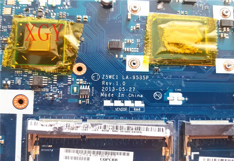 Qualidade z5we1 LA-9535P для acer aspire E1-570 E1-570G портативный placa-mau nbmep11003 sr0xl I5-3337U ddr3l ТЕСТ ОК