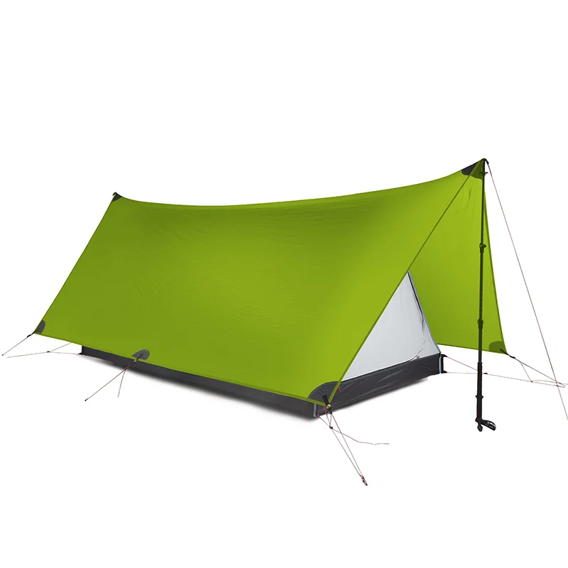 3F UL GEAR shan jing 20D silnylon 2 человека Oudoor Сверхлегкий Кемпинг палатка полевое, для выживания профессиональная бескаркасная палатка