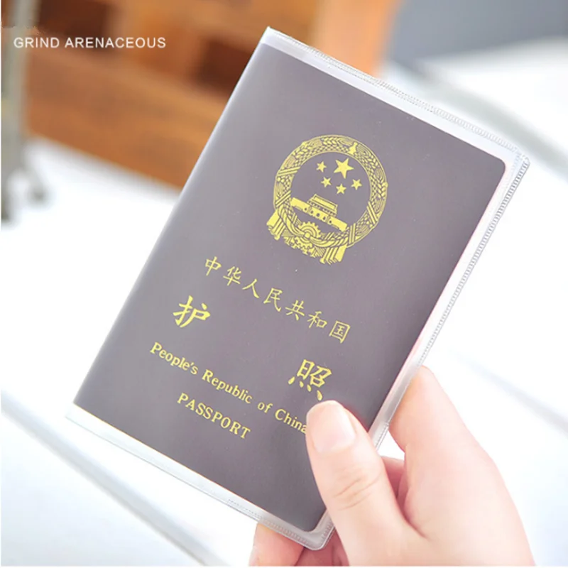 Cover Wallet Case Id-Card-Holders Transparent Waterproof Travel PVC Dirt
