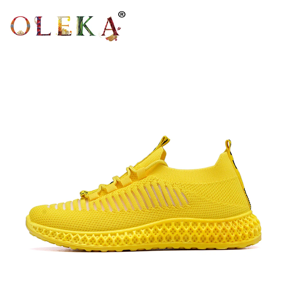 

OLEKA Platform Sneakers Women Flat shoes 2020 Riband Casual Shoes Woman Sneakers Fashion Style Spring/autumn Round Toe AS212