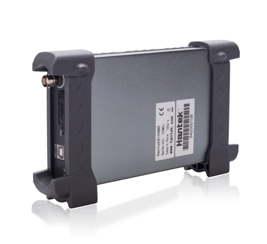 Hantek цифровой USB осциллограф для ПК 6104be 6204be серия 4 канала 100 МГц 200 МГц 1 сигнальный генератор анализатор автомобильный детектор